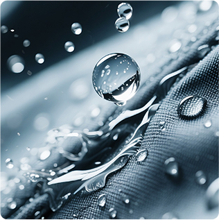 Kain Poliester Bersalut